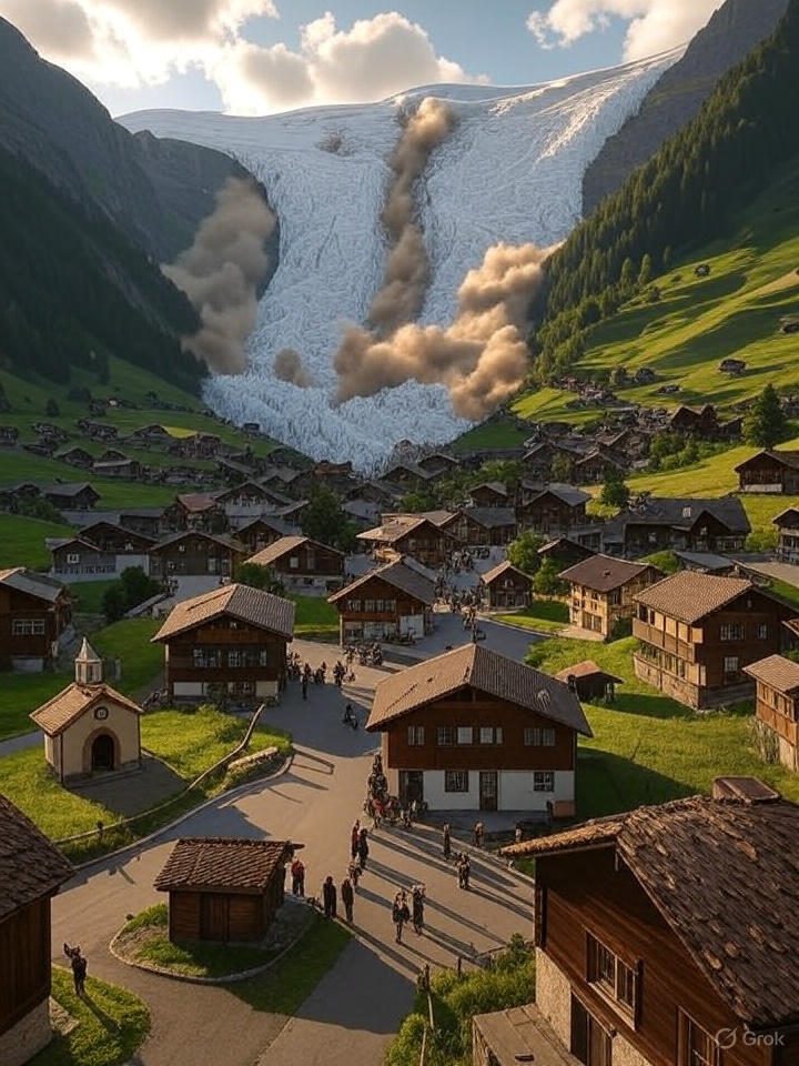 Climate Change Destroys Swiss Peace with Glacier Catastrophe