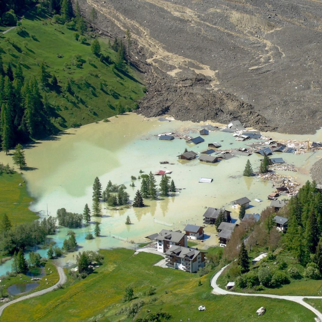 Zermatt, Switzerland – Glacier Collapses Bury Villages