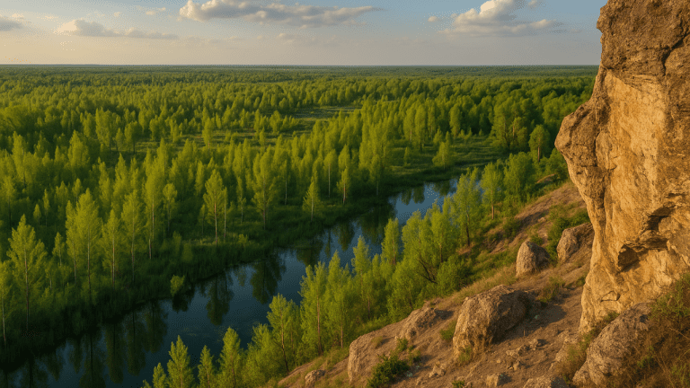 🧪 Green Hope, Toxic Roots—War-Torn Ukraine’s Surprise Forest Grows Over Chemical Time Bomb