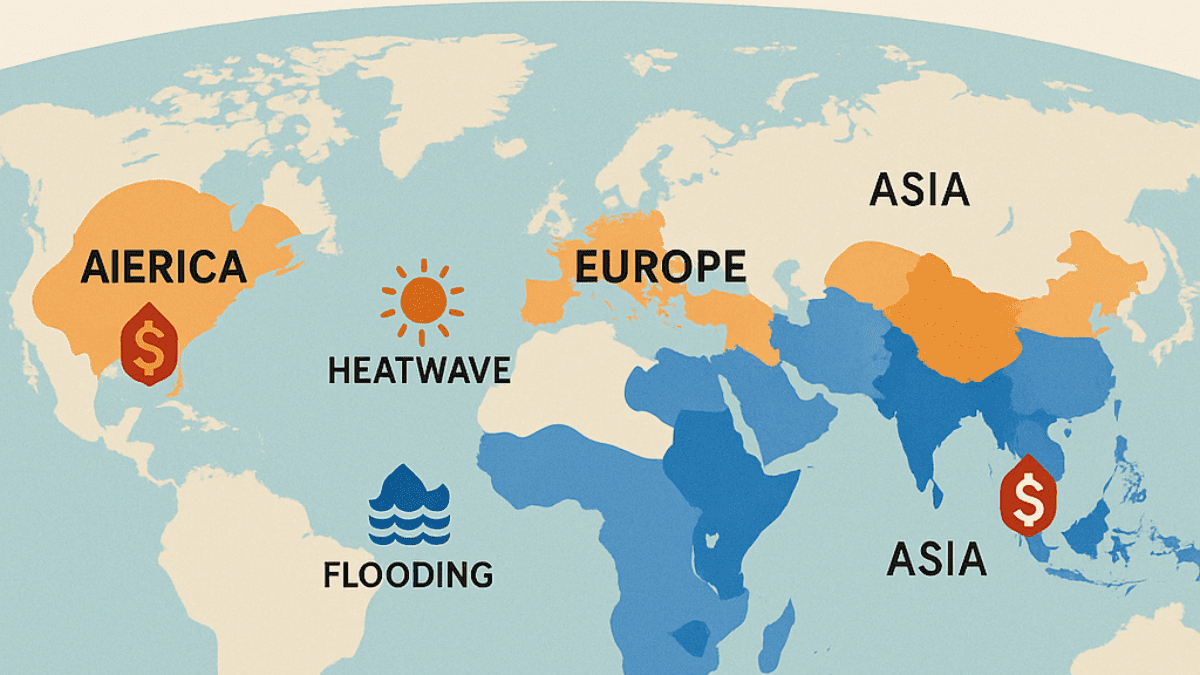 Hottest Month, Highest Costs: How Climate Extremes in July 2025 Shook the Global Economy