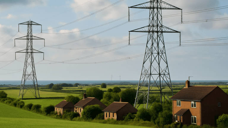 UK to give households near new pylons £2,500 energy bill discount over 10 years