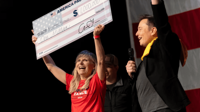 Elon Musk faces lawsuit over claims of illegal $1 million election lottery