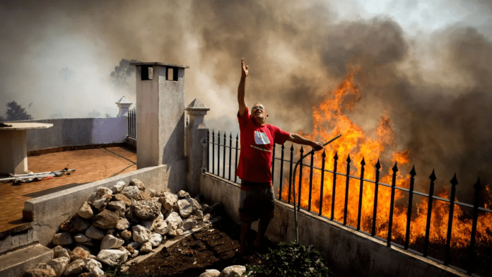 Portugal under red alert as intense heat wave drives wildfire surge
