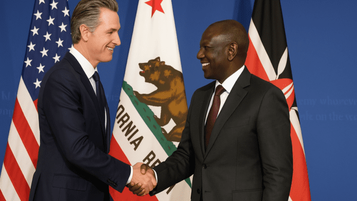 California and Kenya agree on joint efforts to cut carbon emissions and boost trade