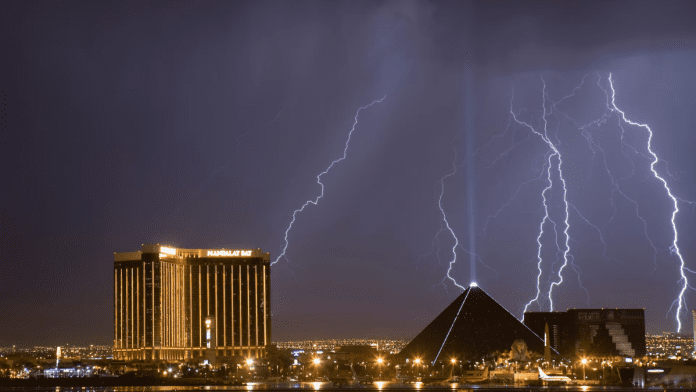 Weekend in Las Vegas brings mix of sun, heat, and a chance of isolated thunderstorms