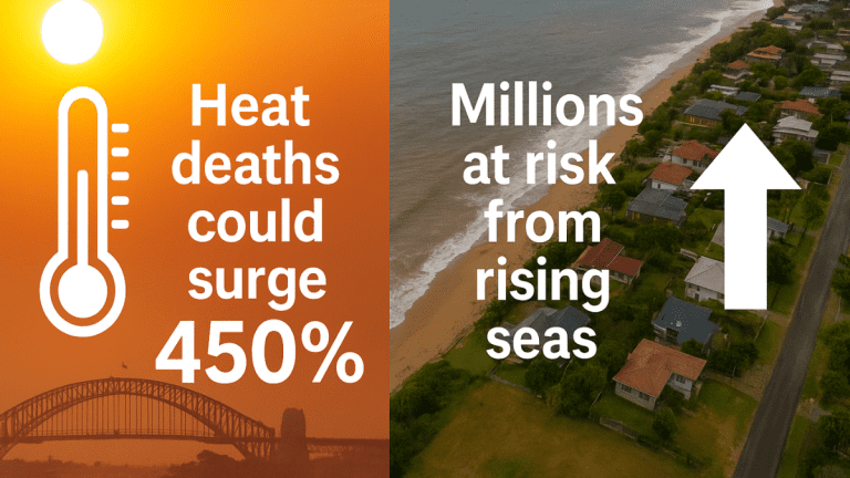 Climate risk report warns Sydney heat deaths could surge 450% under 3°C warming