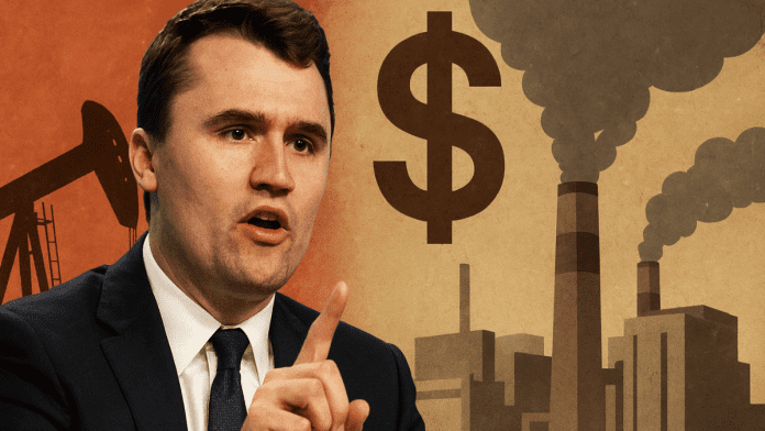 Charlie Kirk’s rise powered by hidden fossil fuel industry funding