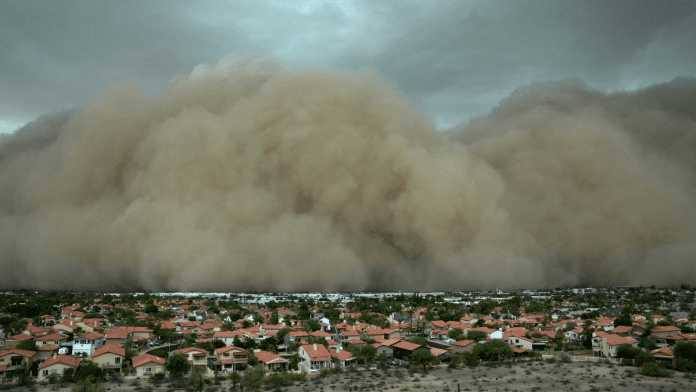 Heavy rain and wind gusts up to 60 mph impact Phoenix metro communities