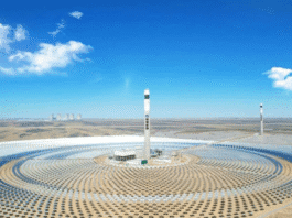 Dual-tower solar thermal plant begins operation in China’s Gobi Desert