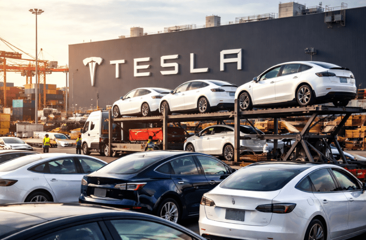 Tesla stands out as China shipments rise for a third straight month