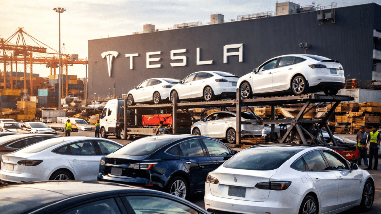 Tesla stands out as China shipments rise for a third straight month