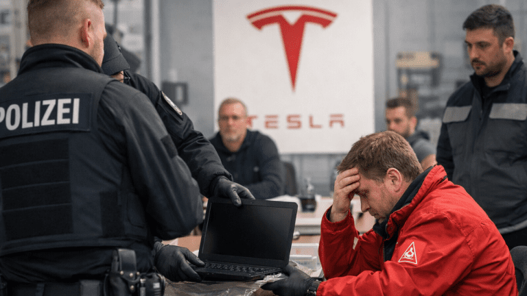 Tesla and German union clash after alleged recording at Berlin plant